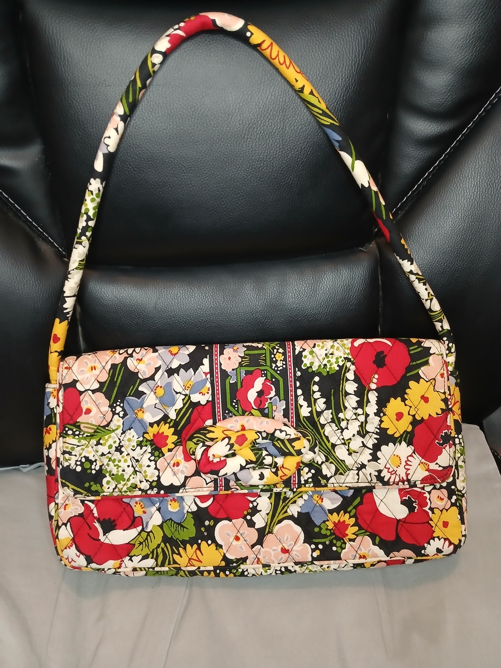 Vera Bradley Floral Quilted Shoulder Bag - Multicolor